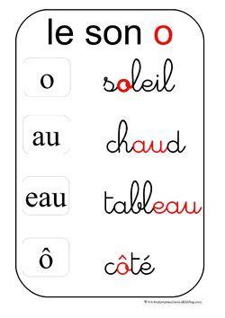 Affiches de sons pour CE1/ CE2 French Language Lessons, French Language ...