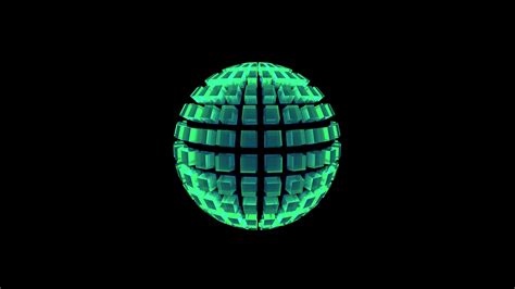 1920x1080 Resolution Green 3d Sphere Digital Art Sphere Hd