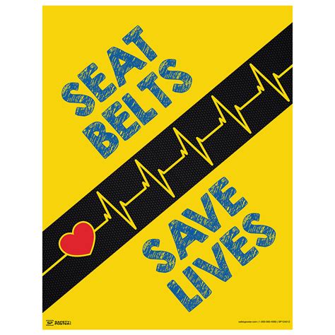 safety poster seat belts save lives cs810908