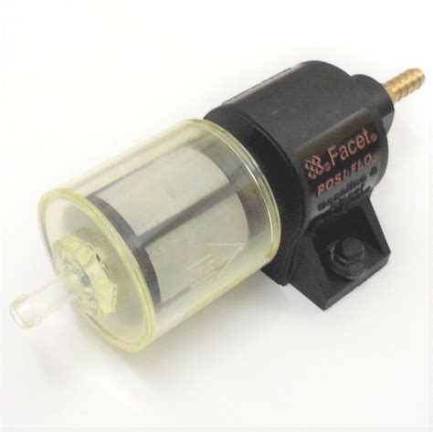 Facet Fuel Pump Kit Posi Flow Low Pressure 12 To 8mm Hose 12v 15 To 4
