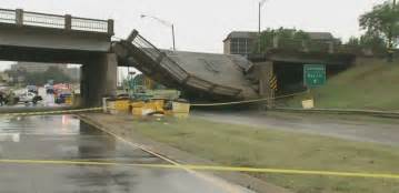 Oklahoma City Highway Overpass Collapses Abc News