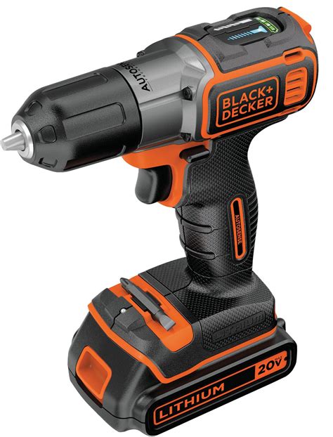 Buy Black And Decker 20v Max Lithium Ion Cordless Drill Kit With Autosense