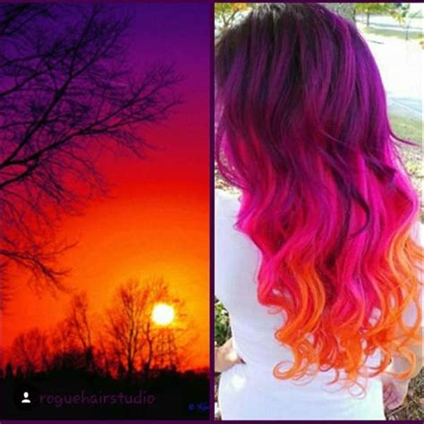 10 Summer Hair Color Trends From Unicolist Hair Sunset Hair Cool