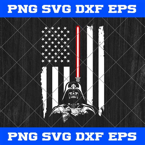 Darth Vader American Flag Star Wars Svg Png Eps Dxf Star Wars Svg