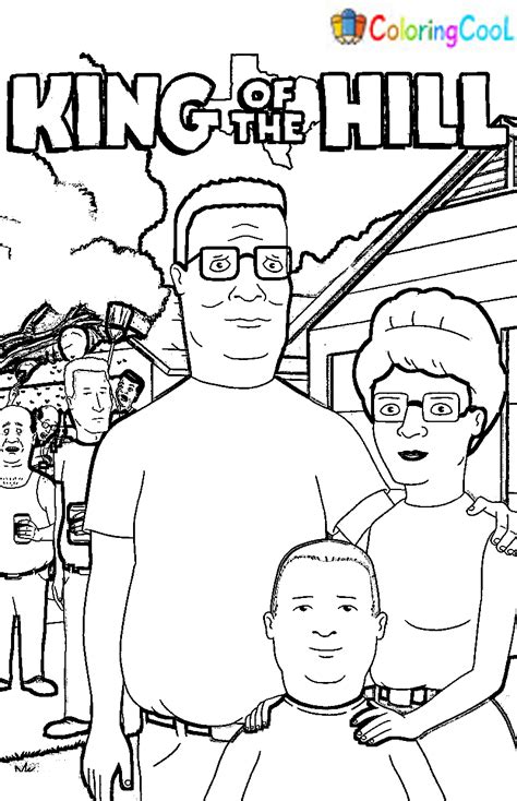 Cotton Hill In King Of The Hill Coloring Pages Coloring Cool