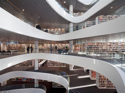 Internal View Of The Sir Duncan Rice Library Aberdeen University