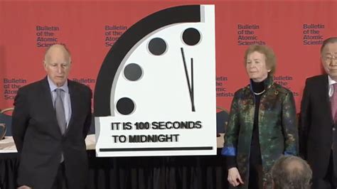 Doomsday Clock Reset To 100 Seconds To Midnight For 2020 Abc7 San