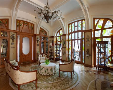 Art Nouveau Interior Design With Its Style Decor And Colors