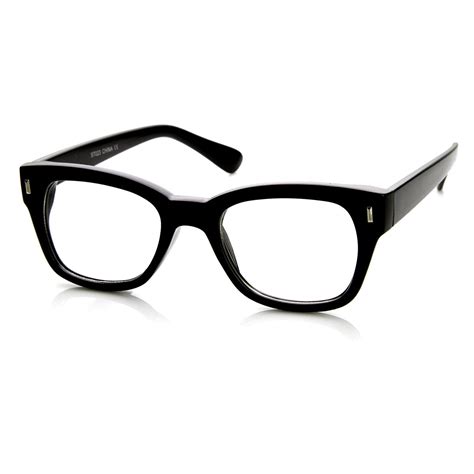 Bold European Gq Optical Rx Clear Lens Glasses Zerouv