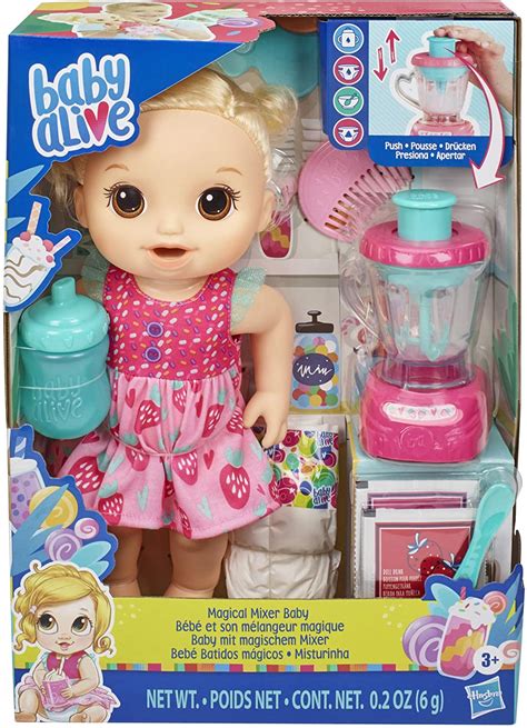 Baby Alive Magical Mixer Baby Doll With Blender And Accessories Hasbro