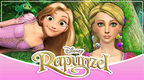 The Sims 4 Create A Sim Rapunzel Tangled Youtube