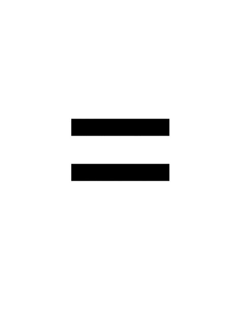 Flashcard Of A Math Symbol For Equal To Clipart Etc