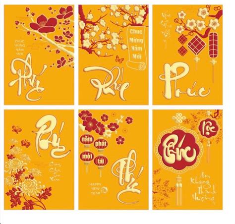 Lunar New Year Red Envelop Assortment Etsy