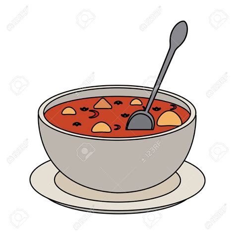 Bowl Of Soup Drawing Free Download On Clipartmag