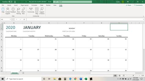 One Month Any Year Calendar Microsoft Tech Community