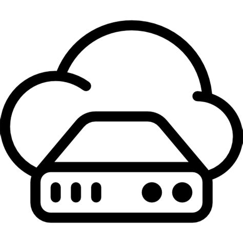 Cloud Those Icons Lineal Icon
