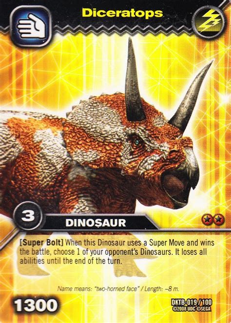 Image Diceratops Tcg Card  Dinosaur King Fandom Powered By Wikia