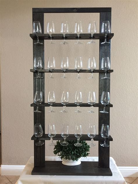 Champagne Wall Prosecco Wall Wedding Drinks Holder Wine Wall Rack Hanging Stemware Bar