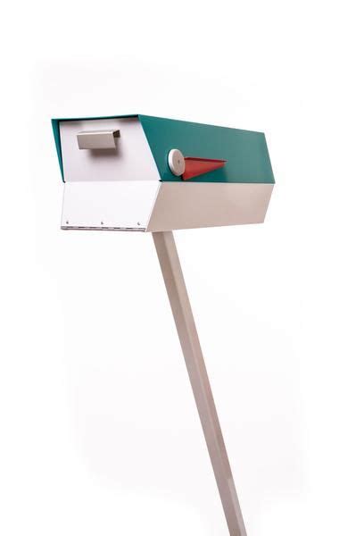 Mid-Century Modern Mailbox | Two Tone | Modern mailbox, Mid century modern mailbox, Modern ...
