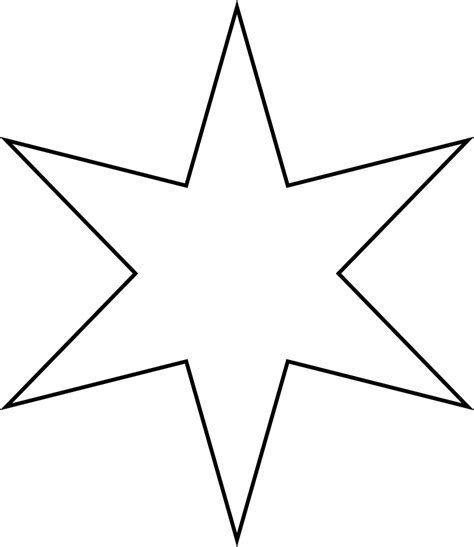 Star Template Printable Clipart Best