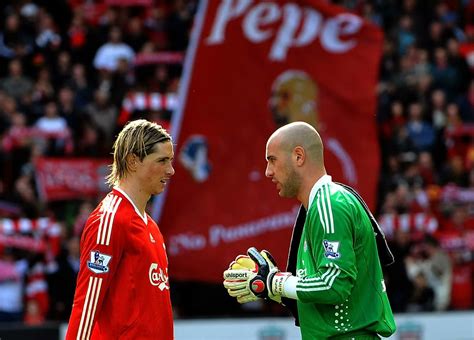 on twitter jose reina became a red on 4 july 2005 and fernando torres joined