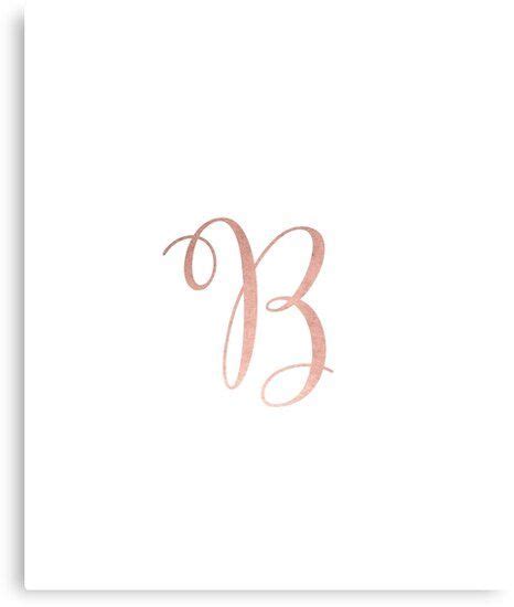This Faux Rose Gold Letter B Monogram Accessory Makes The Perfect T
