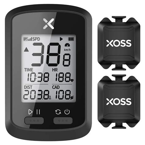 Buy Xoss G Gps Bike Computer Ant With 2 Smart Cadence Sensor Bluetooth Cycling Computer