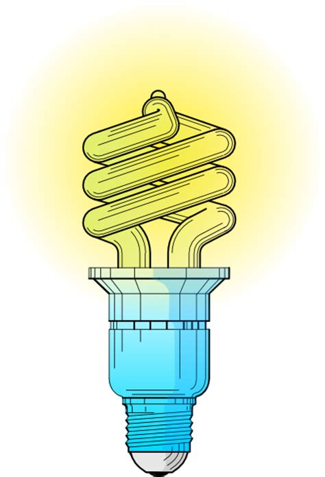 Compact Fluorescent Light Bulb Clip Art At Vector Clip Art