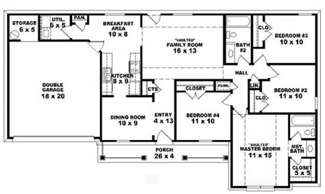 Single Level House Plans With Open Floor Plan Viewfloor Co