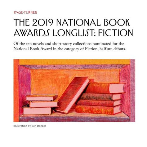 Today We Announced The Fifth Of Five Longlists For The 2019 National