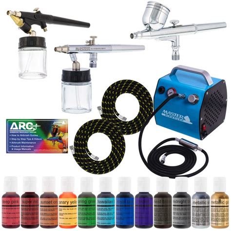 ( 4.5 ) out of 5 stars 84 ratings , based on 84 reviews current price $21.41 $ 21. Pro CAKE DECORATING SYSTEM 3 Airbrush Kit 12 Color Food ...