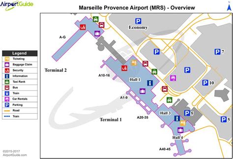 Marseille Marseille Provence Mrs Airport Terminal Map Overview