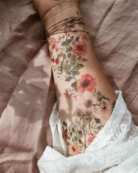 Flowers Flowers And More Flowers T Tattoo Flowerstattoo