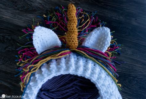 How To Crochet Unicorn Horn And Ears Heart Hook Home
