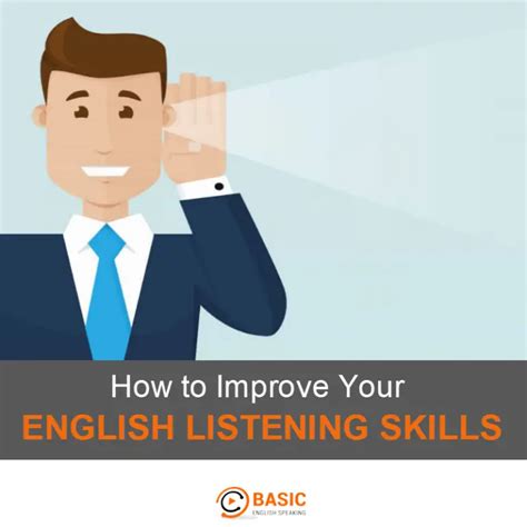 How To Improve Your English Listening Skills Basic English Speaking
