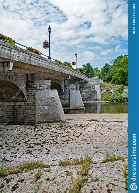 Historic Victoria Bridge In St Marys Ontario Stock Photo Image Of