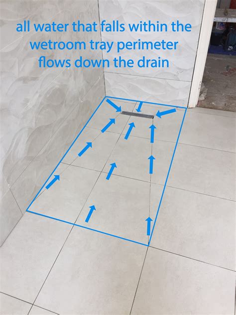 How to cut simple and regular curves in tiles how to cut freehand curves in tiles the best way to split curved incisions finishing corners of very small diameters the some tile layers may even use this cutter to create detail in mixed flooring which uses, for example, ceramic and parquet together. Tiling a Wetroom Tray With Large Tiles - Uk Bathroom Guru
