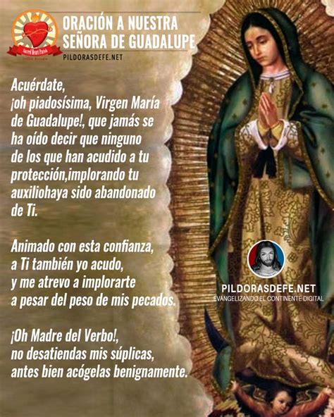 Download 19 Oracion Nuestra Señora Oracion Imagen Virgen De Guadalupe
