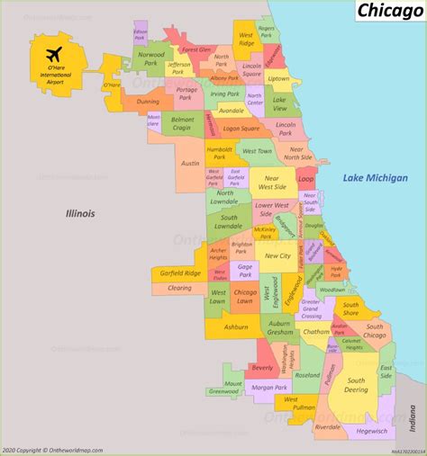 Chicago Map Illinois Us Discover Chicago With Detailed Maps
