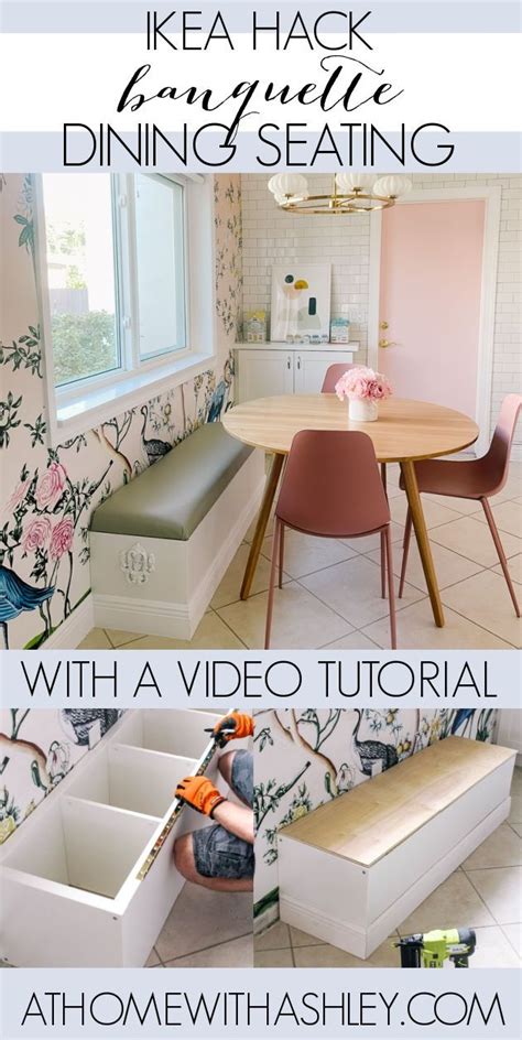 Diy Banquette Seating Ikea Hack Dining Bench With Storage Dining