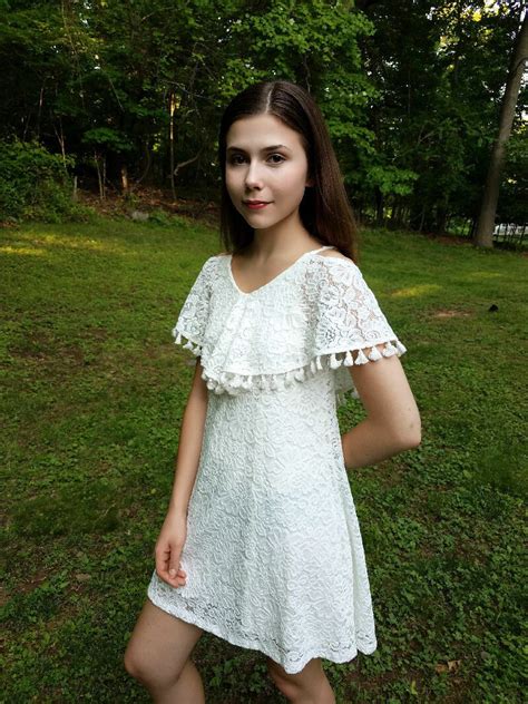 New Elisa B Tween White Lace Summer Girls Party Dress Sz 10 8 Years Old