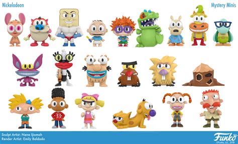 Funko Mystery Minis Nickelodeon Figures Stand 3 Inches And Comes In A