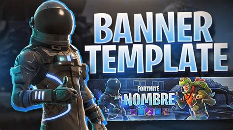 ¡el Mejor Banner Template De Fortnite 2019😱 Banner Editable De