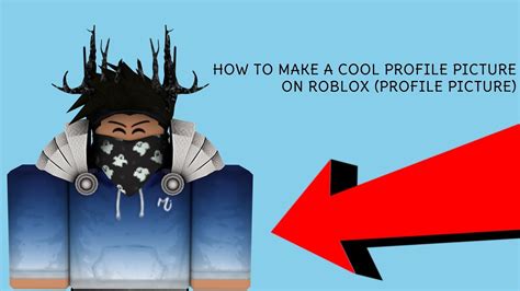 How To Make A Cool Profile Picture On Roblox Tutorial Youtube