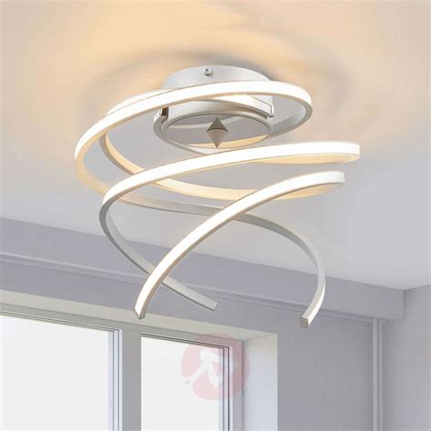 Curved Led Ceiling Lamp Lungo Uk