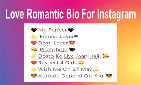120 Instagram Bio Love Romantic Bio For Instagram