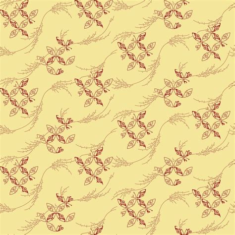 Free Vector Red And Yellow Pattern Background