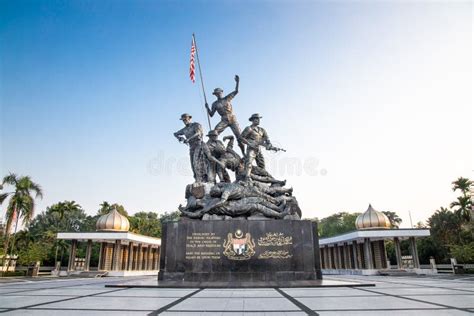 Monumento Nacional Kuala Lumpur De Tugu Negara Foto De Stock Imagem
