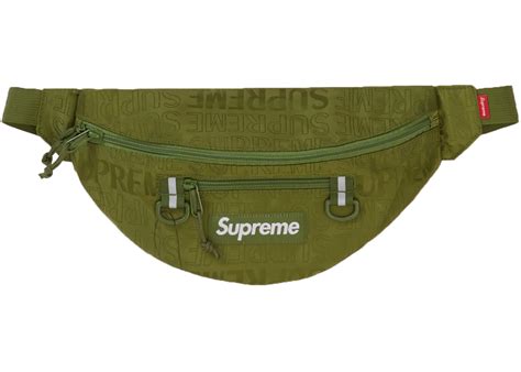 Supreme Waist Bag Ss19 Olive Mens Ss19 Us
