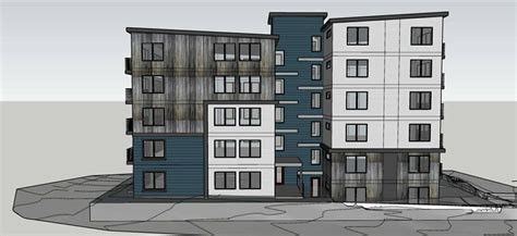 apartment building plans 6 units